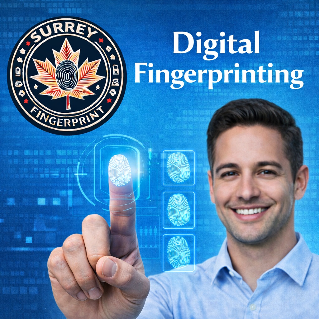 Digital fingerprinting scanner technology in Surrey BC
