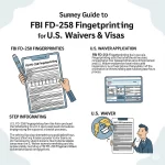 A Surrey Guide to FBI FD-258 Fingerprinting for U.S. Entry Waivers & Visas