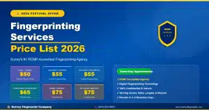 Fingerprint Prices in Surrey