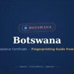 Botswana Police Clearance Certificate (PCC) from Canada — Fingerprinting Guide