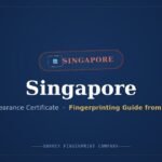 Singapore Police Clearance Certificate (PCC) from Canada — Fingerprinting Guide